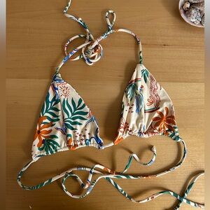 Stone fox swim string bikini top